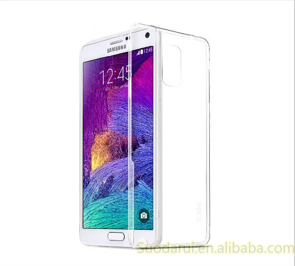 Crystal Transparent TPU Gel Case For Samsung Galaxy Note 4 Note 5 Soft Clear Silicon Cover