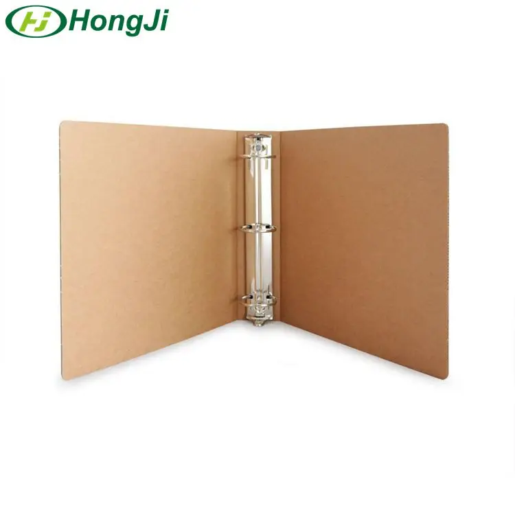 Custom Kraft Paper Brown Paper 3 Ring Recycled Binder Buy Kraft Paper