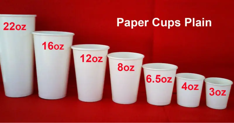 3 oz paper cups