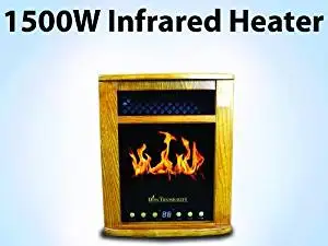 New 1500W Diva Tranquility Portable Quartz Infrared Space Heater 1500 Watts Chry