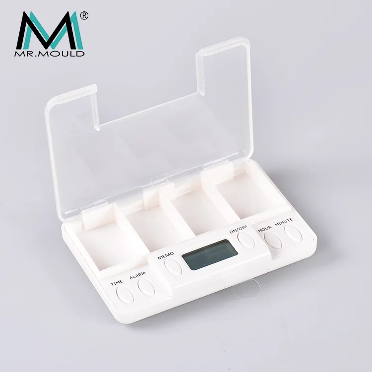 Up To 4 Times Per Day Reminder Medication Pill Dispensers Timer,Pill