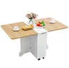 Space saving furniture folding dining table