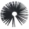 BIN 50pc/sets short fan shape metal bolt axle nail color chart