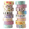 Gift packing single sided foil colorful decorative washi tape with Self Adhesive