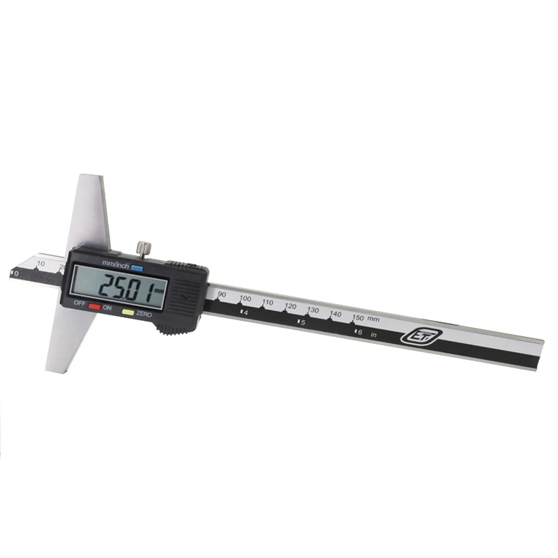 High Precision Digital Depth Gauge 0-150mm Vernier Caliper Micrometer Measuremen