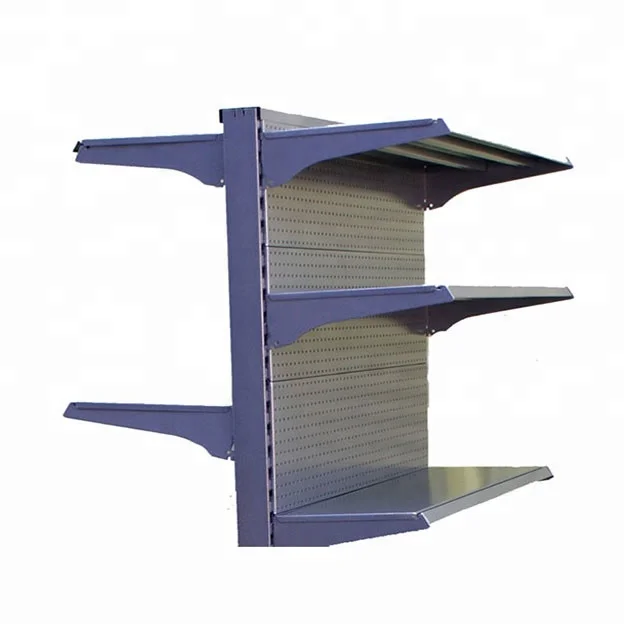 Pegboard Display Rack Movable Store Stand With Wheels Case Shelf Rack