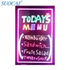 Illuminated Liquid Chalk Boards Light Write Erasable LED Message Board with Remote control