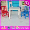 2015 New arrival kids table and chair set,Modern child study table and chair,Portable christmas wooden table and chairs WO8G144