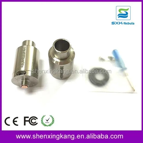 Sxk Stainless Steel 1 1 Clone Kennedy 22 Rda With Glass Tube In Stock Buy Kennedy 22 Rda