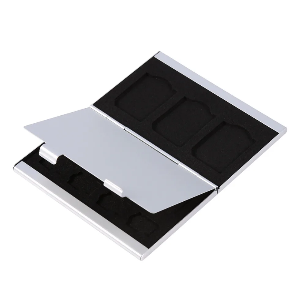 Ultra Thin Micro Sd Card Tf Memory Card Holder Flip Cover 12 Slots