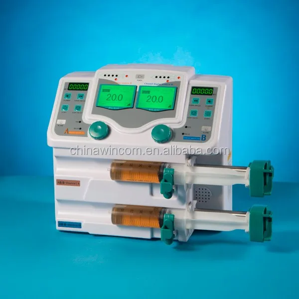 Hospital Use Double Channel Syringe Pump for Medical BYZ-810TU