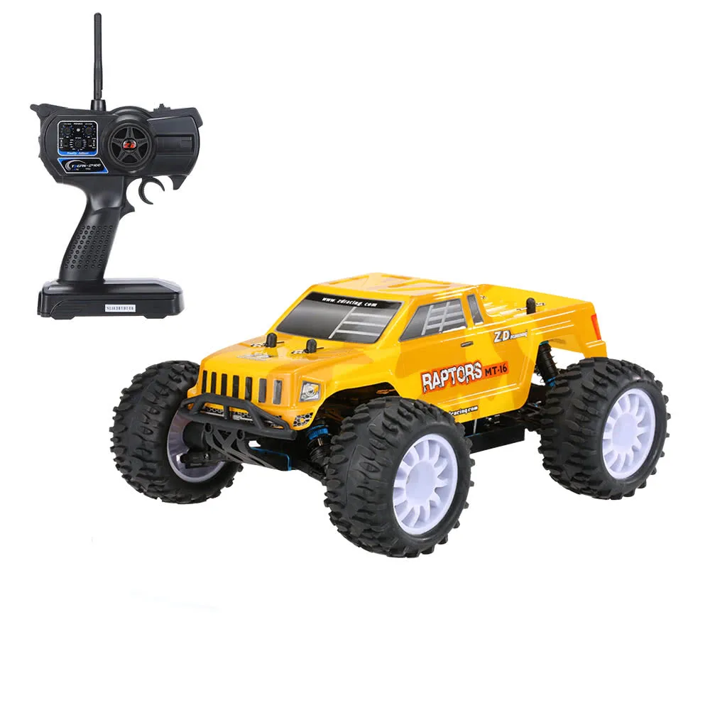 zd 9053 rc 车无刷怪物卡车玩具 1/16 4wd 规模电动 rc 车