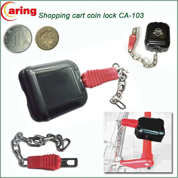 Shopping Cart Coin Operated Locks For Supermarket Buy Shopping Cart