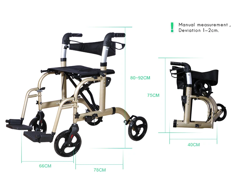 Walker With Seat And Footrest For Elder Buy Walker With Seat And
