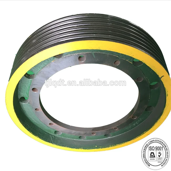 Safety traction wheel for kone elevator wheel lift sheave 650*6*13