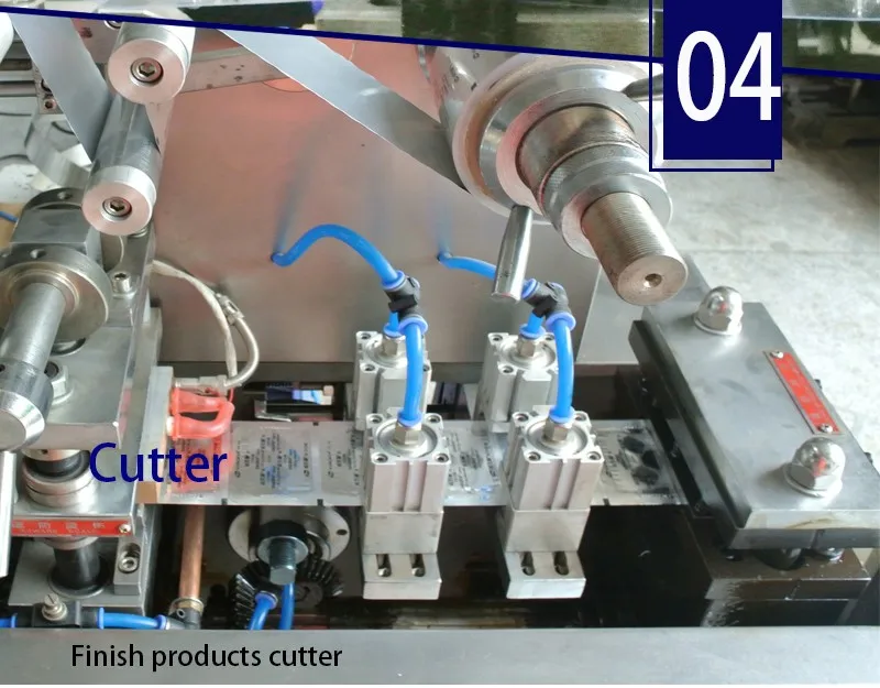 MY-80 blister  packing machine full detail 4