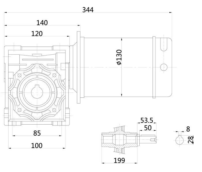 130zytrv063 Torsi Besar 500kg. Cm Gearbox Motor Buy Motor Dc 24 V,24