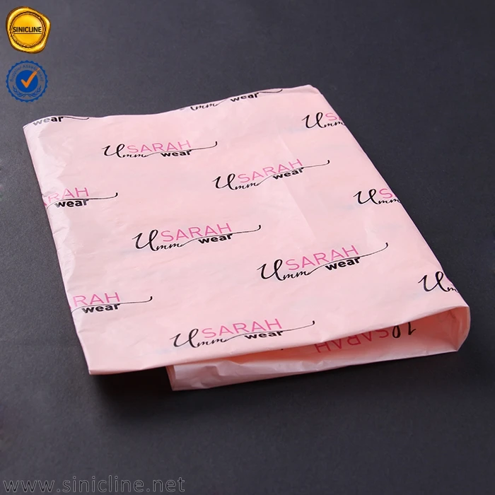 Sinicline Pink Wrapping Tissue Paper For Clothes With Logo Buy