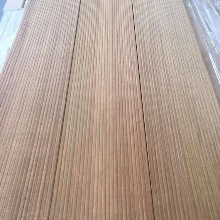 Waterproof Antislip Surface Carbonized African Teak Wood Outdoor
