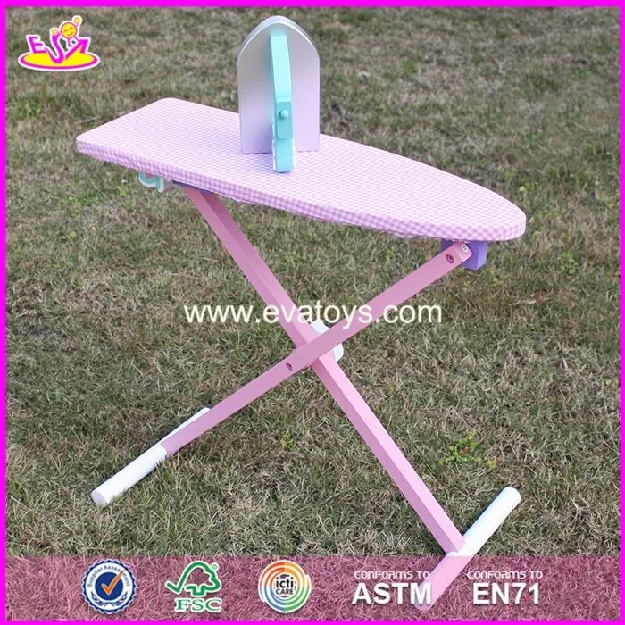 wooden play ironing board