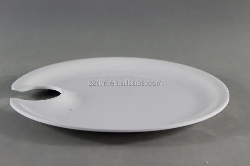 9 Inch Melamine Cocktail Plate Wine Melamine Goblet Holder Plate