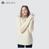 Custom Pullover Breathable Wool Blended Women Sweater Computer Knit Mohair Sweater