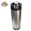Stainless Steel 5 Gallon Cornelius Beer Keg with Ball Lock Drink Barrel for Home Brewing