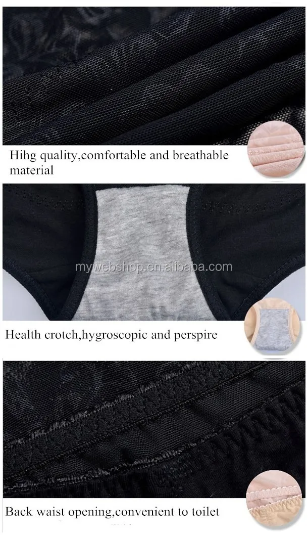 New Design Toilet Ultra Slim Girdle Corset Briefer Bodysuit Panties