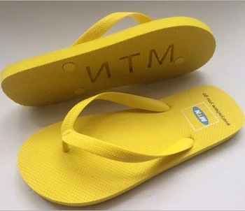 imprinted flip flops