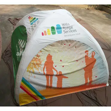 full digital printing sealed air tent top view