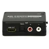 HDMI Audio Decoder support 4K , stereo and 5.1 channels audio out, with HDMI repeater function