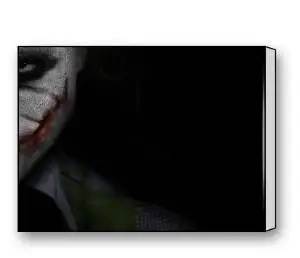 Joker The Dark Knight Rises Canvas Prints for Modern Wall Art for Home Decoration 16 X 12 Inch