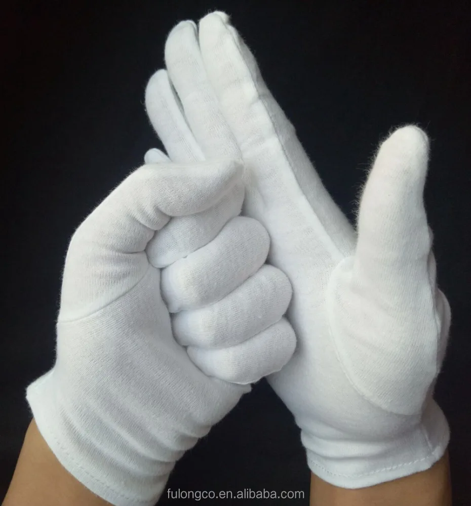 dress cotton gloves