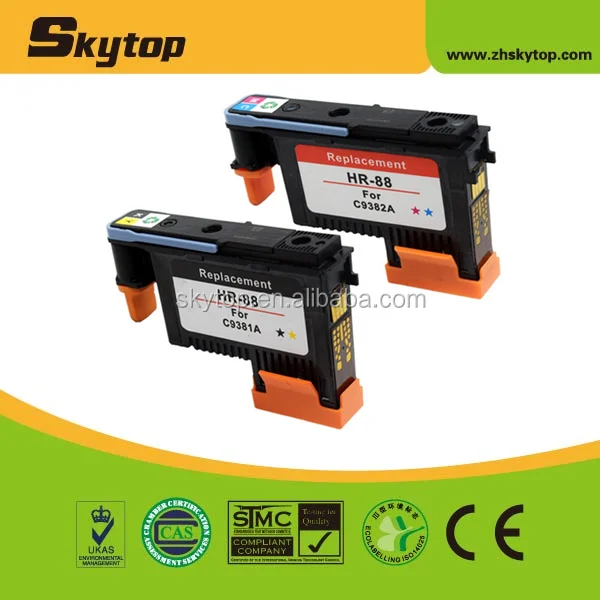 Druckkopf-Drucker-Teile C9381A C9382A Ersatz f/ür HP88 Officejet Pro K5300//K5400dn//K5400dtn//K8600//K8600dn//L7380//L7580//7590
