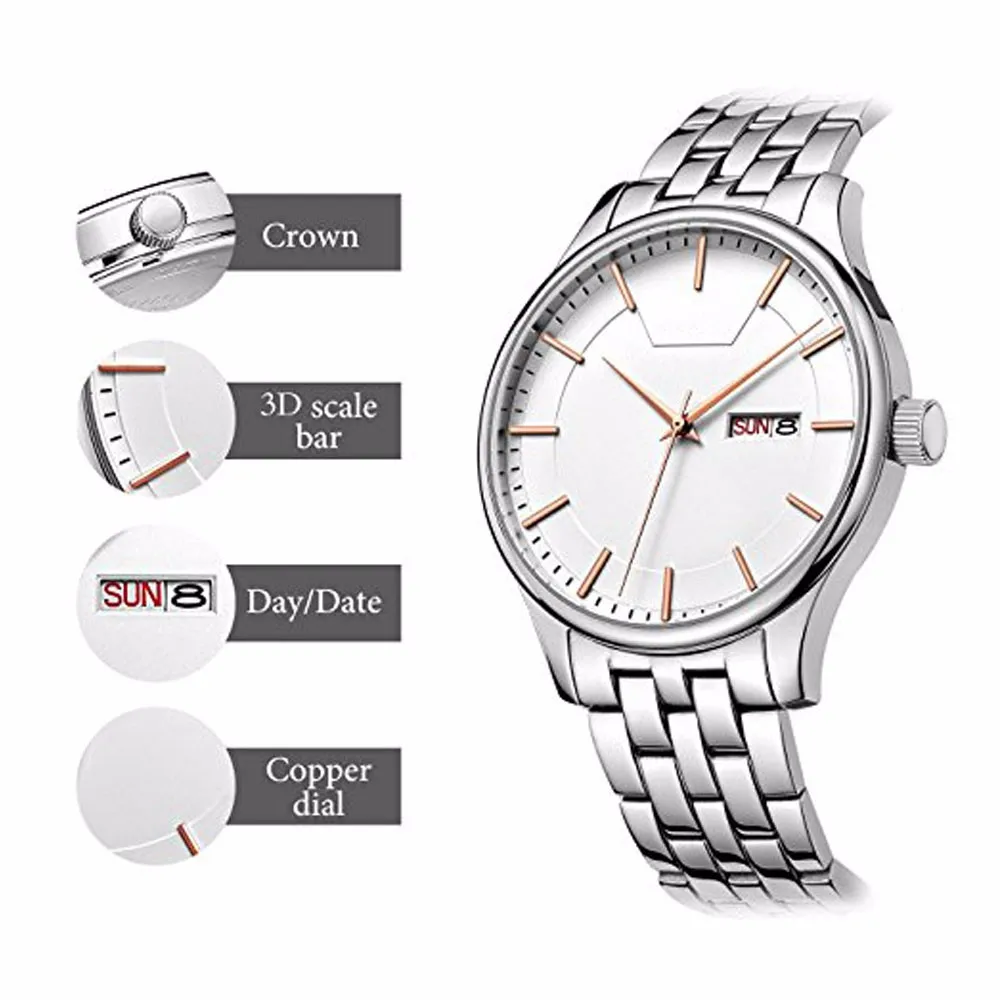 Customized Personalized Wrist Watch With Real Leather Band Buy Real