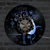 7Colors Snow Deer CD Record Preciser Wall Clock For Home Decorative Gift