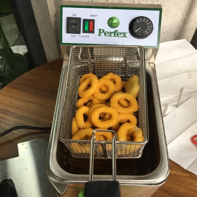 Electric Chips Fryer Commercial Using For Chicken Potato Chips Perfex