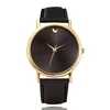 2019 New Men Watches Luxury Analog Quartz Dot Simple Casual Male Leather Watch LW028