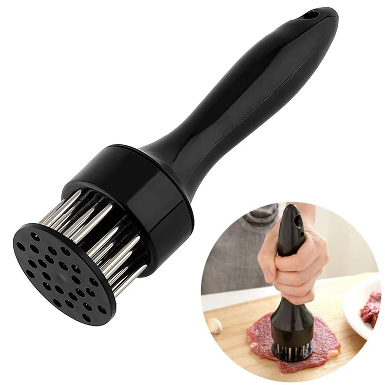 Professional Gadget Meat Tenderizer Stainless Steel Needle Prongs Kitchen Tools