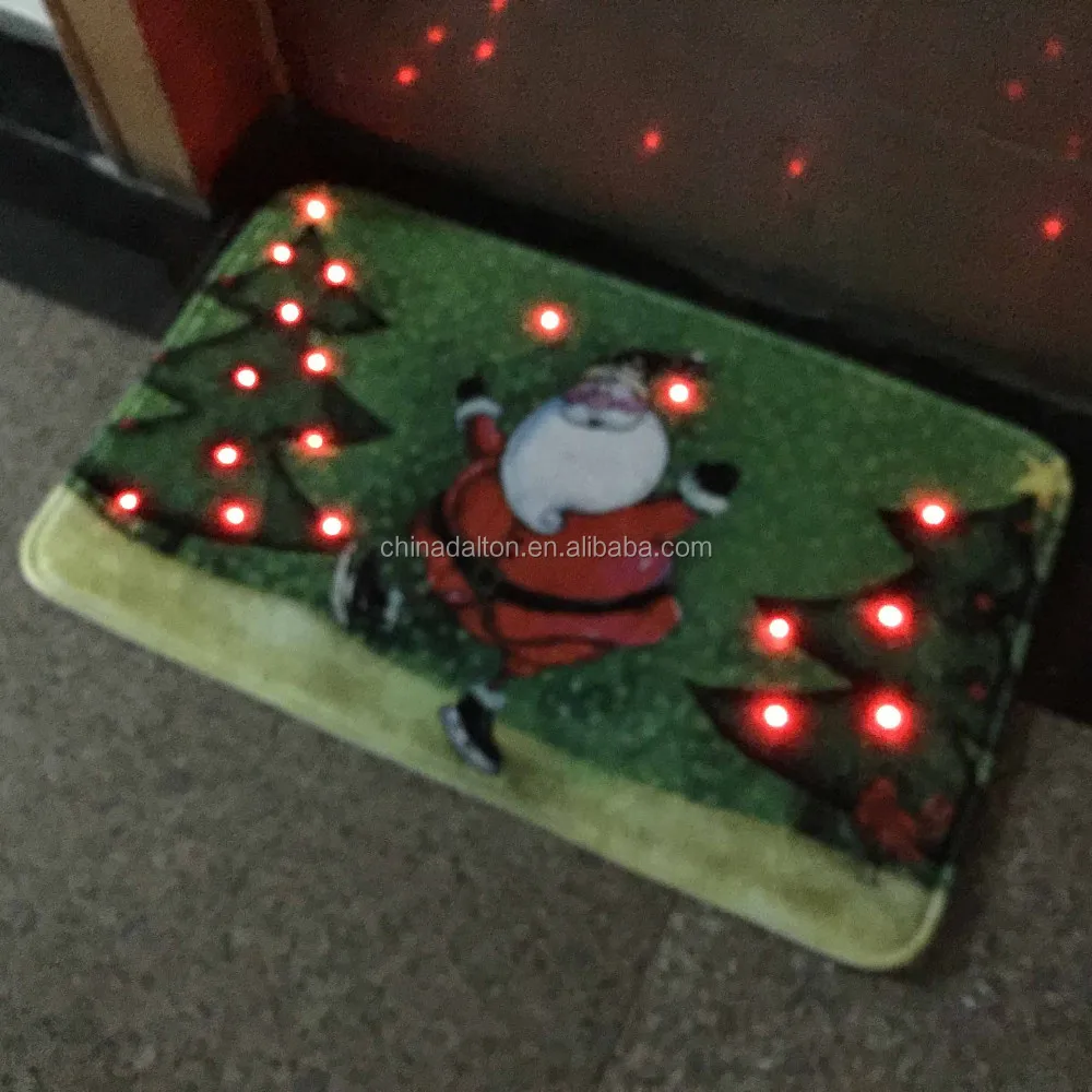 Hs008 Door Mats With Led Light Music Sound Control Sensor Buy Door