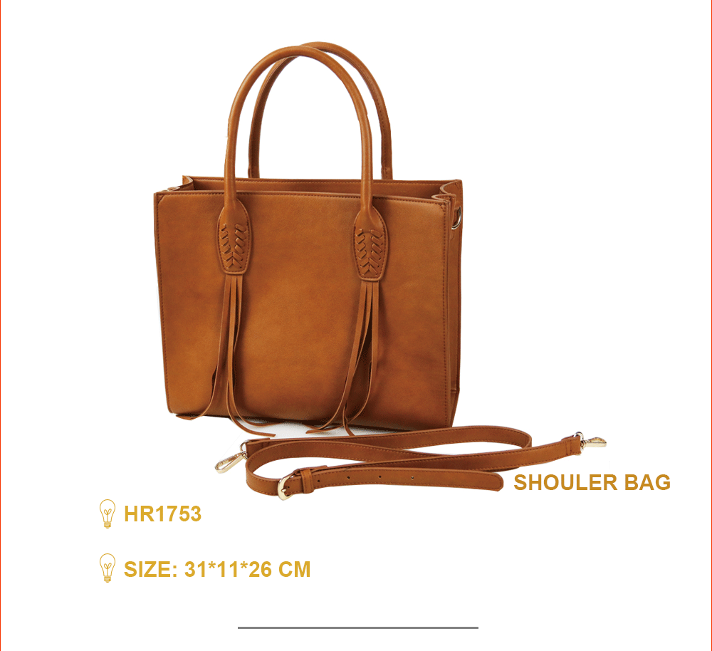 Tassel Faux Leather Bags Set for Women 3.gif