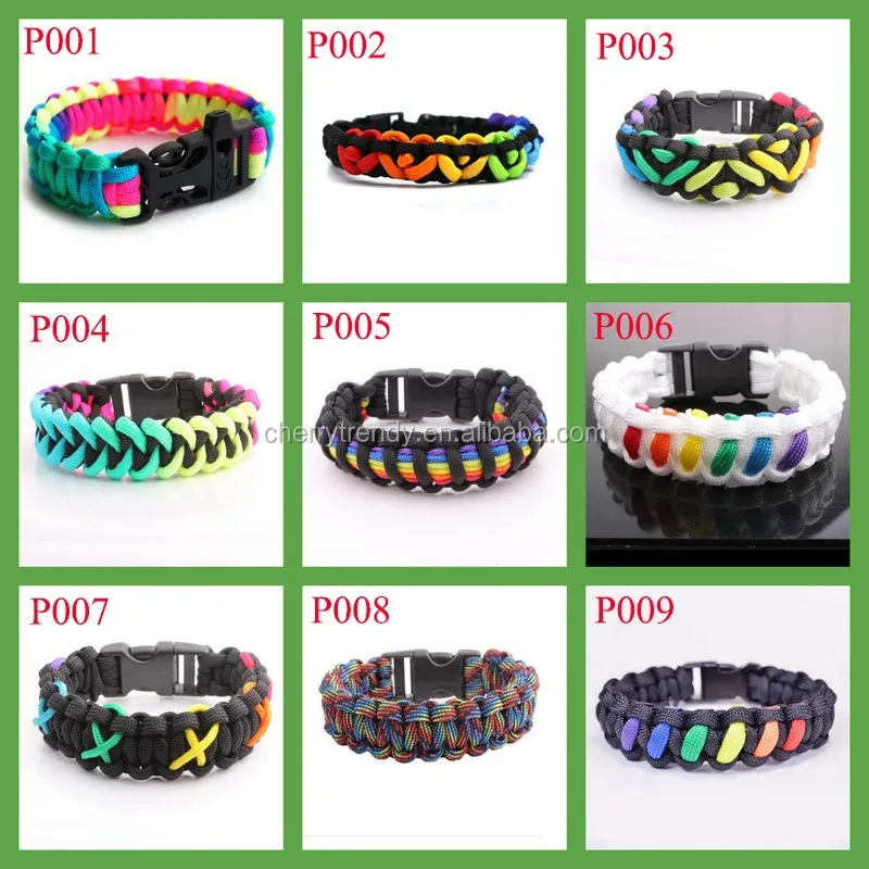 White And Rainbow Paracord Bracelet Gay Pride Bracelet Lgbt Lesbian Pride Wristband Buy Gay 2559