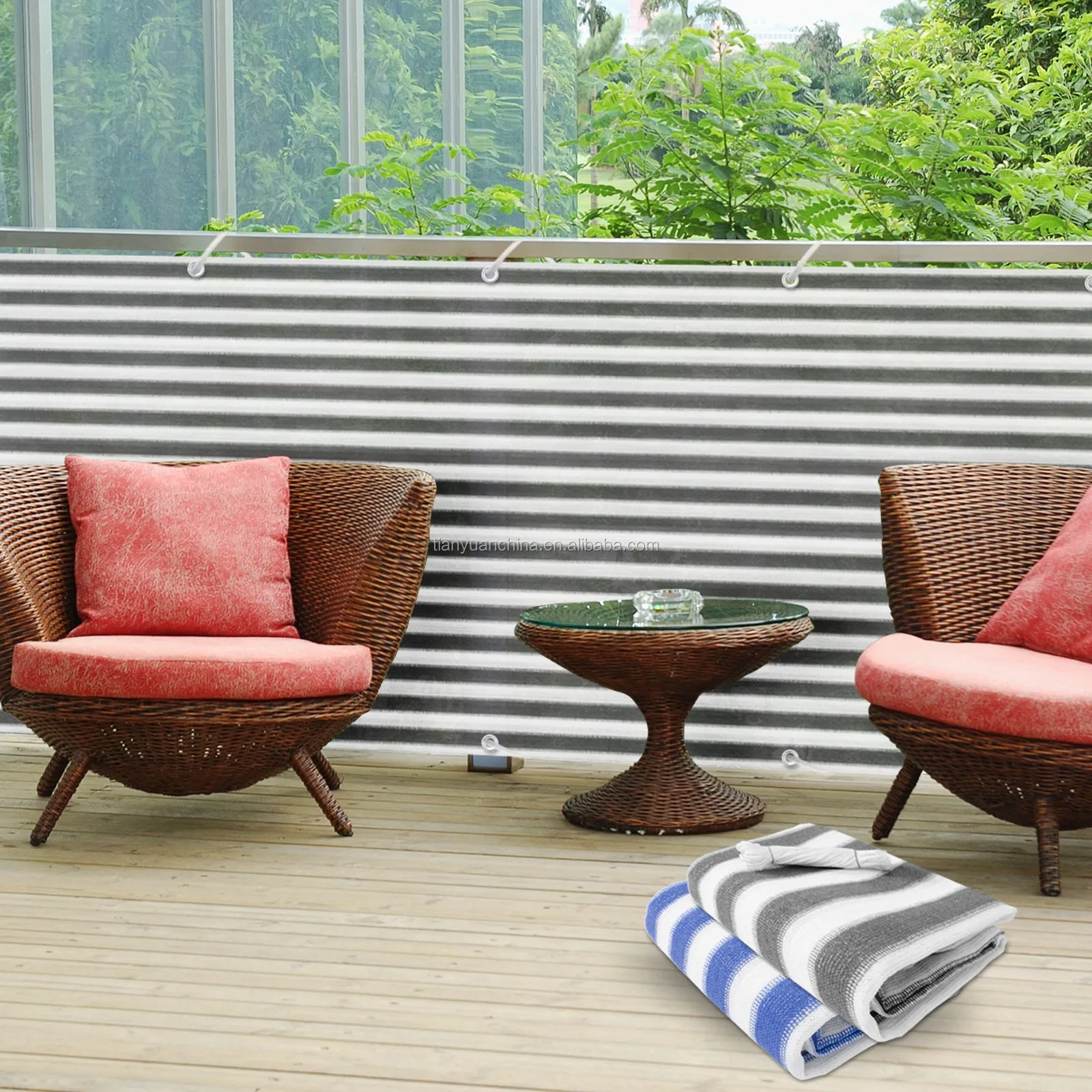 Hdpe 180gsm Knitted Shade Cloth Balcony Shade For Garden Buy Balcony