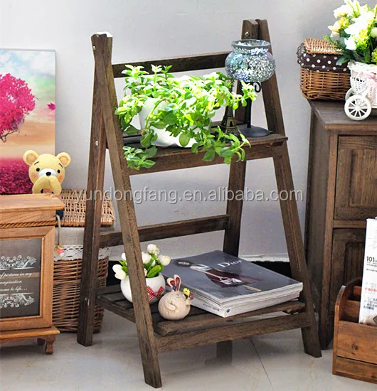 Cloud East Factory Supply Zakka Korean Rural Style Shoe Rack Balcony Frame Real Wood Shelf Flower 2 Layers Buy Bunga Rak Rak Menerima Bingkai Product On Alibaba Com