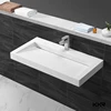 kingkonree wall mounted solid surface sink bathroom marble sink