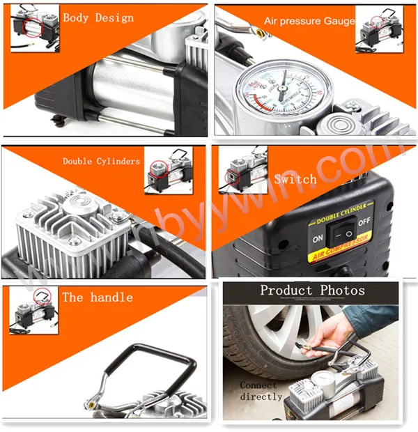 Dromedary Heavy Duty Air Compressor Inflator Electric Pump Car Van 4x4 Tyre 12v 150PSI