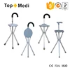 2017 Products Chinese Supplier Folding Elderly Walker/Foldable Walking Stick with Chair Seat