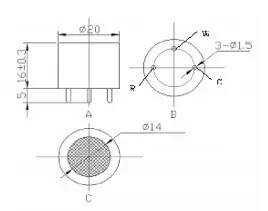 Electrochemical Ozone Sensor O3 Gas Sensor 0~20ppm ME3-O3