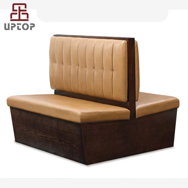 (sp-ks125) Modern Restaurant Booth Seating Double Sided Sofas Leather ...