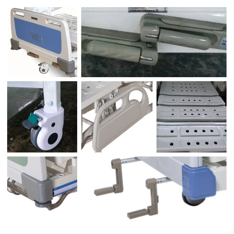 Hot sales ABS bed hospital multifunction furniture manual 2 functions hospital medical flower bed